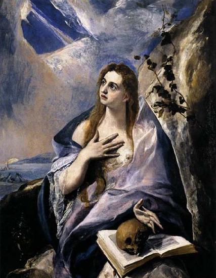GRECO, El Mary Magdalen in Penitence oil painting image
